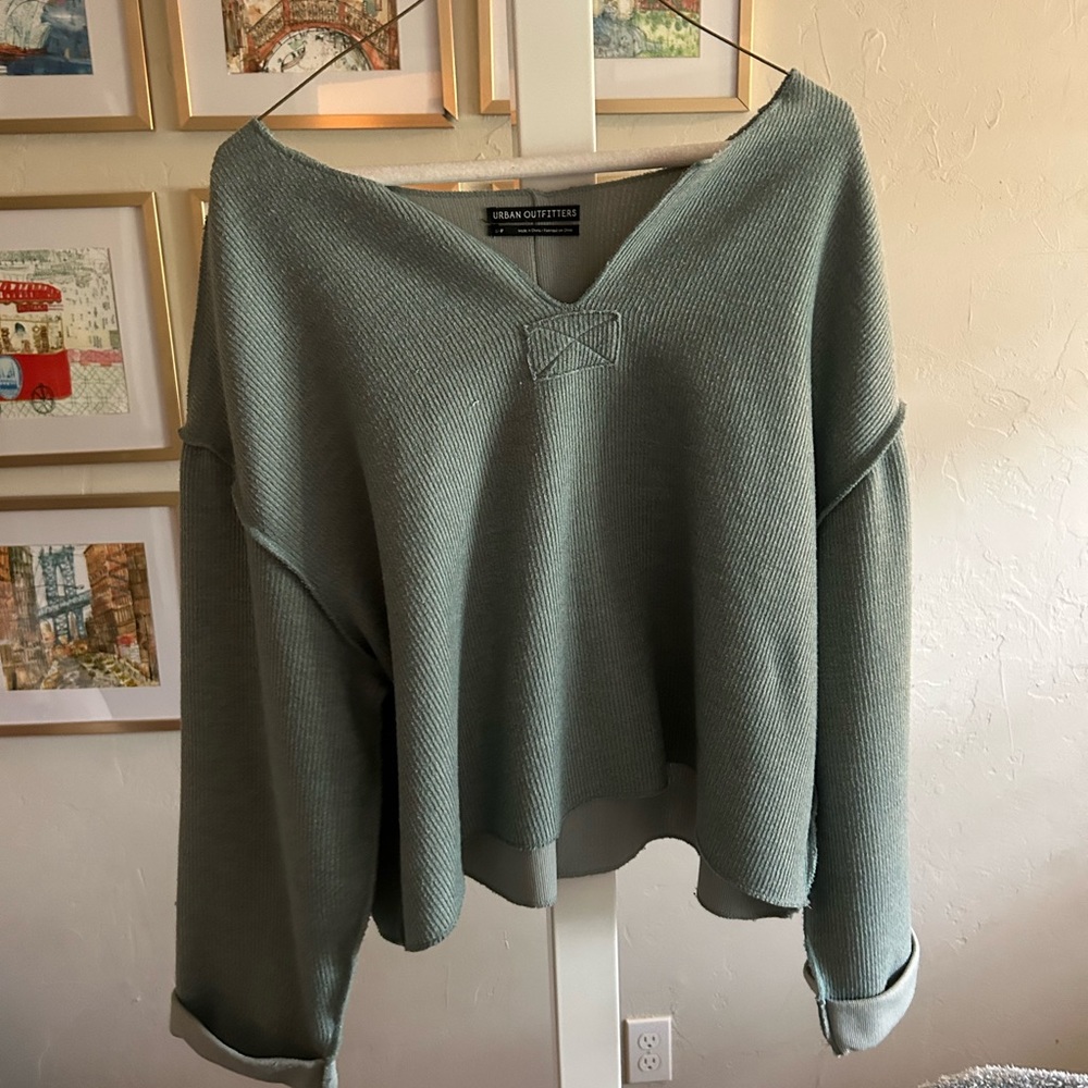 UO Jax Inside Out Notch Neck Top-  Small